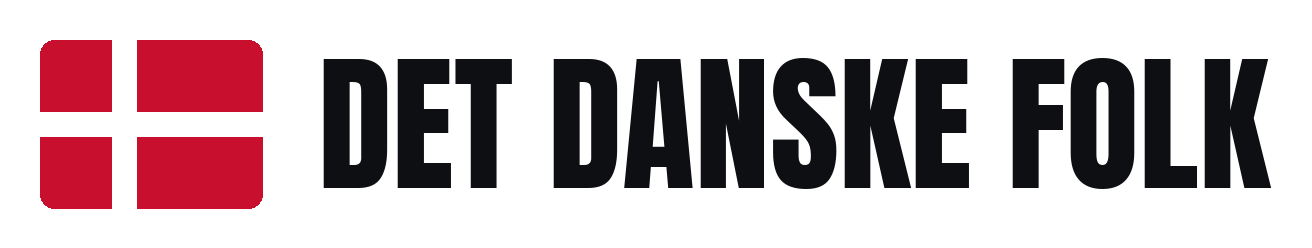 Det Danske Folk-logo, sort tekst